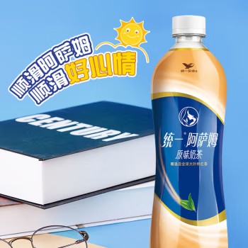 统一阿萨姆奶茶原味500ml*15瓶整箱装 多口味混合下午茶即饮休闲饮品 原味500ml*5瓶